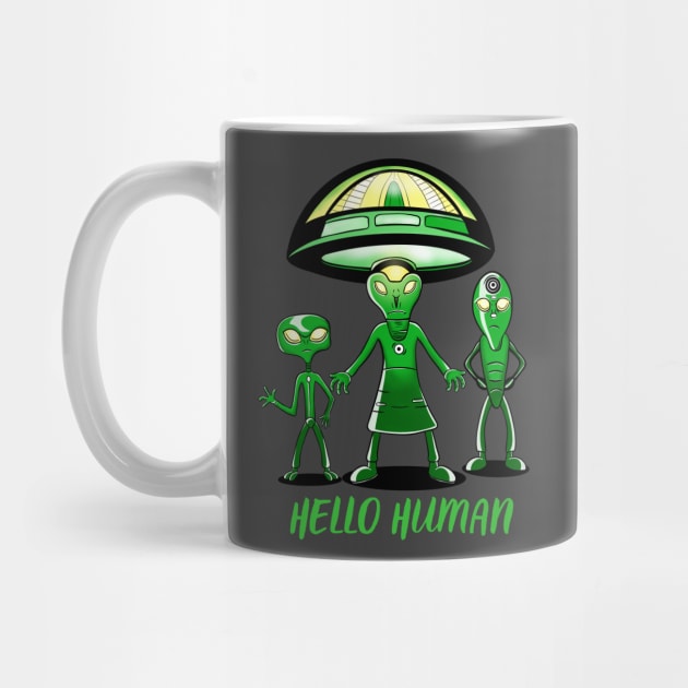 Hello Human, Friendly Aliens by micho2591